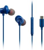 RRP £11.99 - Panasonic RP-TCM225DEA USB-C Earphones, In-Ear Earbuds, Wired Headphones with Built-
