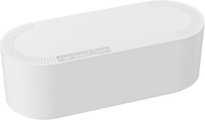 RRP £17.99 - D-Line Cable Tidy Box, Hide and Conceal Extension Blocks and Electrical Cables, Fully