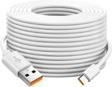 RRP £8.99 - 10m Extra Long USB C Cable,Durable USB A to USB C Fast Charge Cord Power Extension
