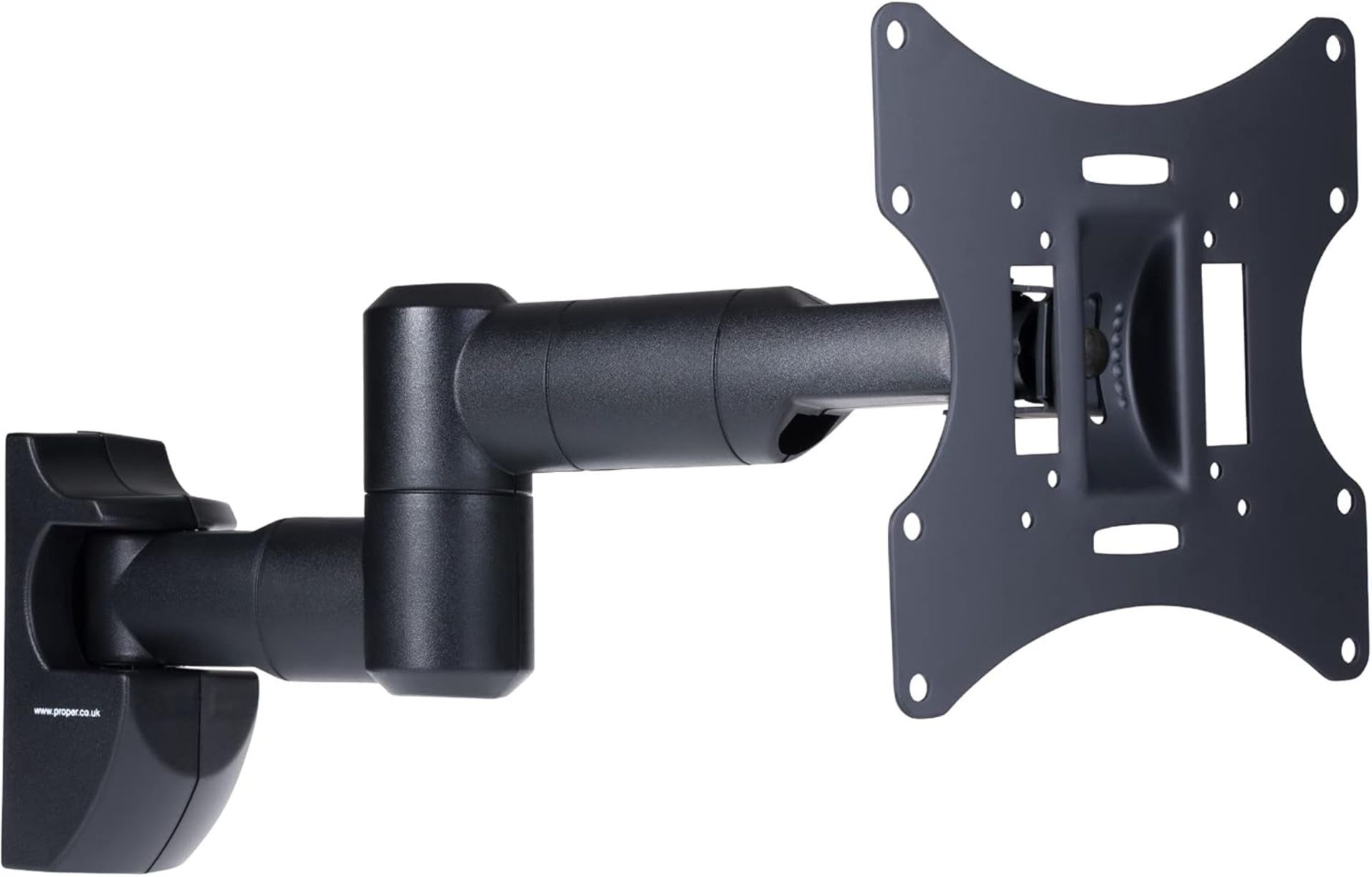 RRP £22.99 - ProperAV Swing Arm TV Wall Bracket 23" 24" 28" 32" 37" 40" 42" 43" 46" Tilt 20° VESA