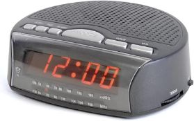 $14 LLOYTRON "Daybreak" Alarm Clock Radio with Buzz Alarm or Radio - Snooze Function - Sleep Timer -