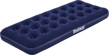 $15 Bestway Single Size Air Bed | Inflatable Outdoor, Indoor Airbed for Camping, Air Mattress, Blue