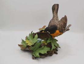 Boehm Porcelain Robin II Bird Sculpture, 1977