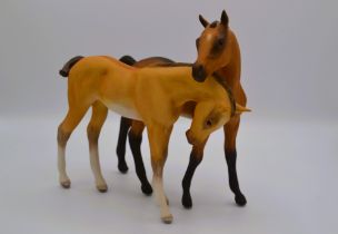 Cybis Porcelain Colts Darby And Joan, Sculpture, 1969
