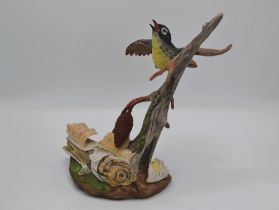 Boehm Porcelain Kirtlands Warbler Bird Sculpture, 1980