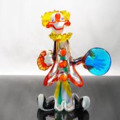 Murano Italian Art Glass Clown Figure