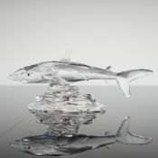 Swarovski Silver Crystal Shark Baby Figurine