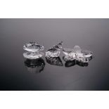 Swarovski Silver Crystal South Sea Collection, Three Figurines