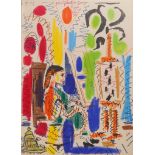 Pablo Picasso (Spanish, 1881-1973) Color Lithograph Mourlot Paris, L'Atelier de Cannes Cover Page w/