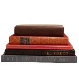 A 5-Piece Collection of Art Monographs including Erte, Renoir, and El Greco (DJ)