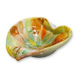 Mid-Century Murano Style Tutti Frutti Art Glass Bowl