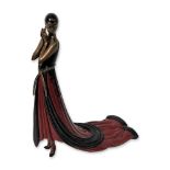 Erte (Russian/French, 1892-1990) Polychrome Bronze Sculpture, Splendor, Signed & Numbered