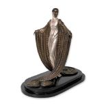 Erte (Russian/French, 1892-1990), Art Deco Polychrome Bronze Sculpture, Signed & Numbered