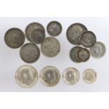 GB Maundy & Minors (15): A full set 1906 polished ex-bracelet mount (details aVF); Oddments: 4d 1834