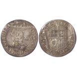Charles I, York mint, Nicholas Briot milled (cylinder pressed) silver Shilling mm. lion. S.2870, 5.