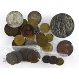 British & World Tokens, Medallions & Misc. (30) 18th-20thC. Interesting pieces noted such as: