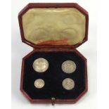 Maundy Set 1905 GEF in an eight sided dated box
