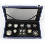 Proof Set 2006 The Queens 80th Birthday Collection, the thirteen coin set with the Maundy Money