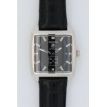 Tag Heuer Monaco, stainless steel, ref. WW2110, purchased 2014. The black dial with baton indices,