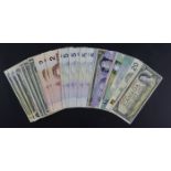 Canada (55), 20 Dollars (5) dated 1954, 1979, 1991, 2004, 2012, 10 Dollars (4) 1971, 1989, 2005,