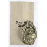 German WW2 silver grade tank battle war badge in packet.