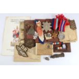 WW2 Prisoner of War group for (4457980 Pte W. Jenkins, Black Watch) captured 20/5/1940, POW
