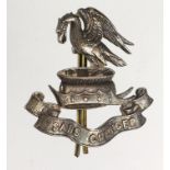 Cap Badge - Liverpool Pals Bn, silver hallmarked London 1914