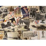 Postcards, Military, 100+ cards to include portraits, camps, work parties, NAAFI Clubs, comic,