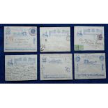 Postcards, Postal History, 11 mainly postal stationery card; 2 cards for the Royal Naval