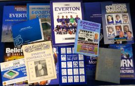 Football books and brochures, Everton FC, a collection of 15 items inc. 'A History of Everton