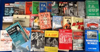 Wembley & The FA Cup, a collection of approx. 35 books & brochures inc. 'Wonderful Wembley' by A.