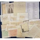 Music signatures, a collection of 100 autographs of musicians, composers, conductors, singers,