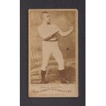 Cigarette card, USA, Goodwin, N174 Old Judge Prizefighters photographic card, John L Sullivan,