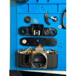 A Canon AV1 film camera with 50mm l F1.8