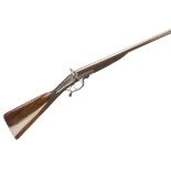 CHARLES LANCASTER A 12-BORE SLIDE & TILT ROTARY UNDERLEVER HAMMERGUN Ser No 4271;