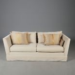 SOFA, CREAM CHENILLE