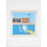 David HOCKNEY (Né en 1937), d'Après. A bigger splash.2017.