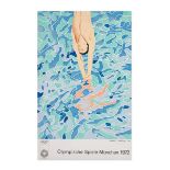 David HOCKNEY (Né en 1937), D’Après. Olympische Spiele München, 1972. Lithographie offset sur papier