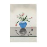 David HOCKNEY (Né en 1937) Pretty Tulips, 1970.