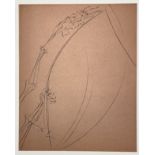 Salvador DALI (1904-1989)- The Rod (Brown), 1974