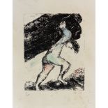 Marc CHAGALL (1887-1985), D’APRES.Samson enlève les portes de Gaza.