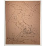 Salvador DALI (1904-1989) - The Fall (Brown), 1974