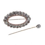 Georgian Black Dot Paste Silver Jewellery Collection, 18.9g