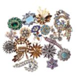 Brooch Collection inc. Aurora, Floral, Kitsch
