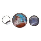 Antique Butterfly Wing Silver Jewellery Collection, 23g