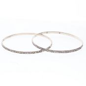 Polish Silver Bangle Collection, 14g