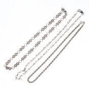 Sterling Silver Chain Necklace Collection incl. Rope, Twisted Figaro, Panther, 42.1g