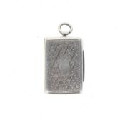 Victorian Sterling Silver Vinaigrette Box, 8g