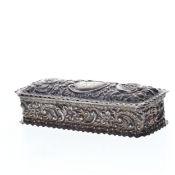 Victorian Sterling Silver Trinket Box, 61g