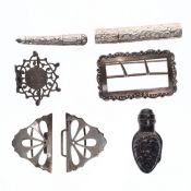 Antique Sterling Silver Ladies Vanity Collection, 124g